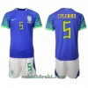 Brasil Casemiro 5 Borte VM 2022 - Barn Draktsett